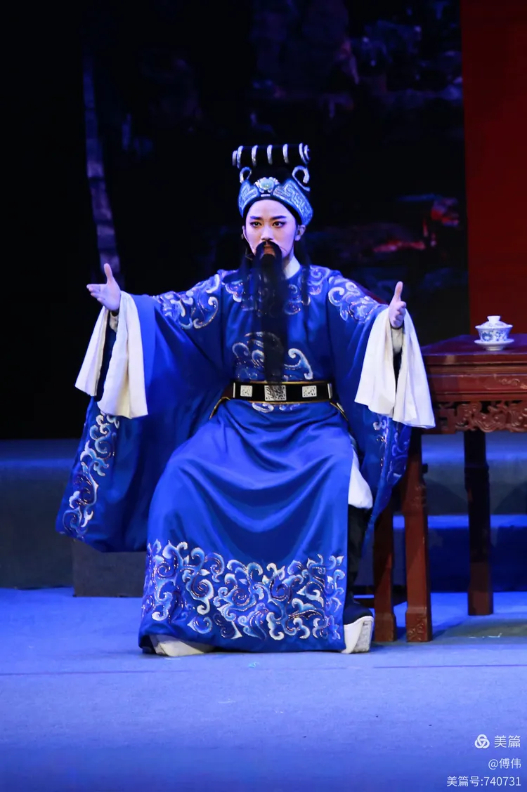 忠顺王府长史官贾政,扮演者盛月芳,国家一级演员,工老生兼小生,越剧商